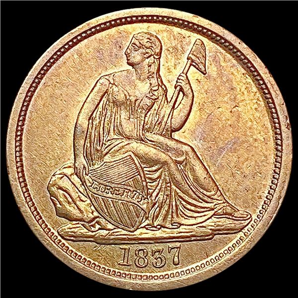 1837 Seated Liberty Dime UNCIRCULATED