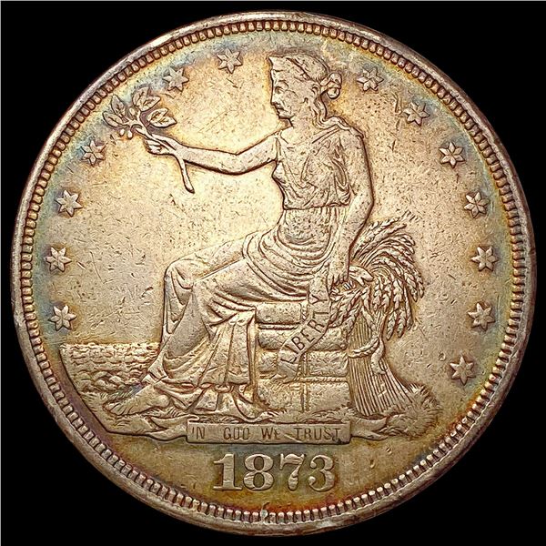 1873 Silver Trade Dollar LIGHTLY CIRCULATED