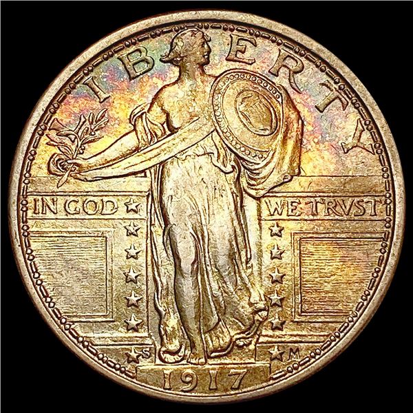 1917-S Type 1 FH Standing Liberty Quarter UNCIRCULATED