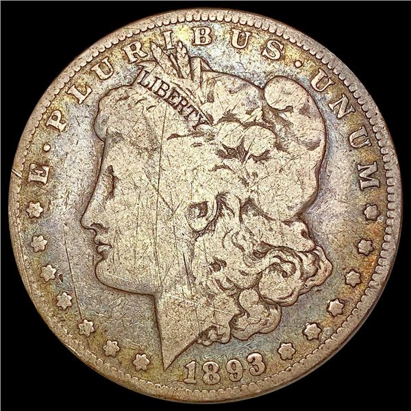 1893 Morgan Silver Dollar NICELY CIRCULATED