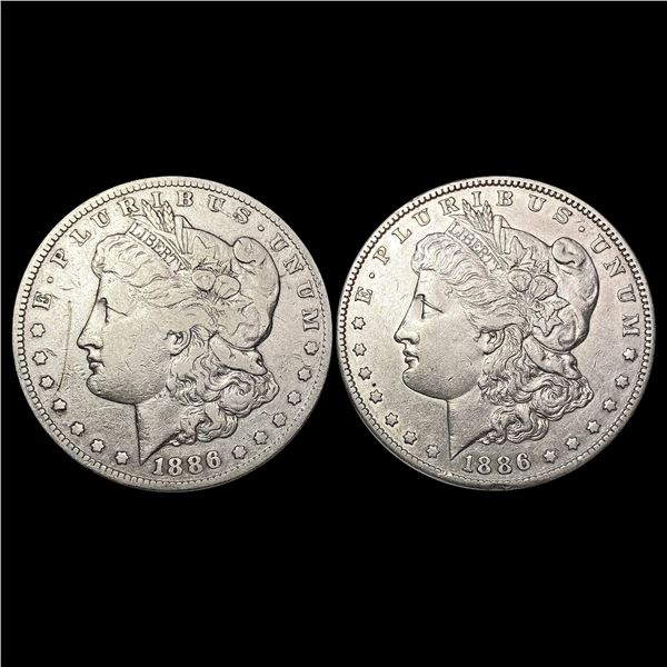 [2] 1886-S Morgan Silver Dollar CLOSELY UNCIRCULATED