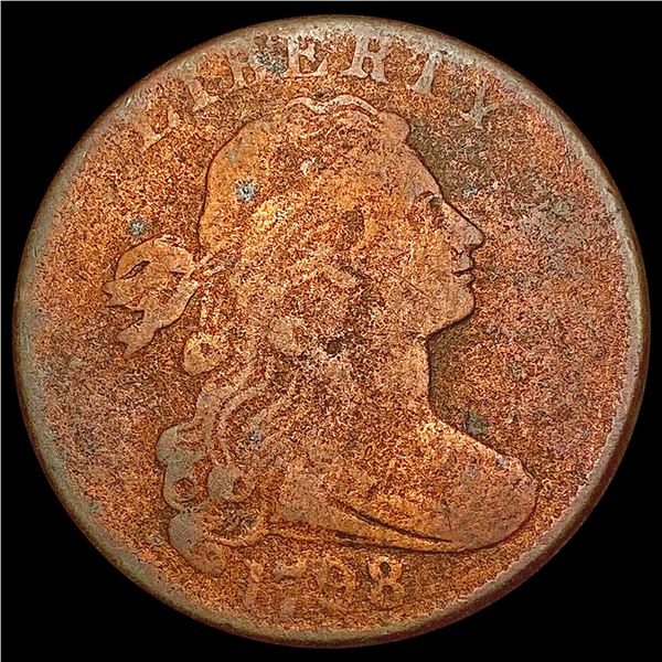 1798 S-179 Draped Bust Large Cent NICELY CIRCULATED