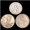 Image 1 : [3] 1920-1937 Varied Silver Half Dollars UNCIRCULATED