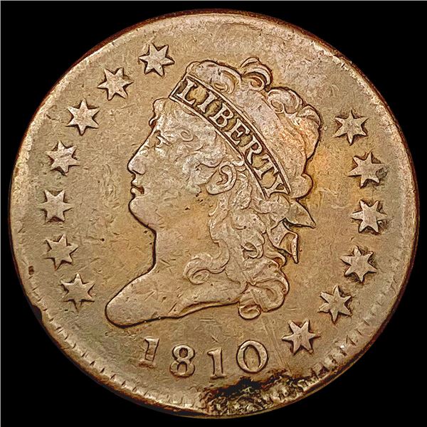 1810 Classic Head Large Cent NEARLY UNCIRCULATED