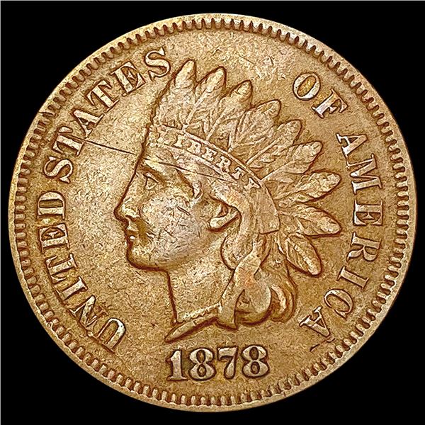 1878 Indian Head Cent LIGHTLY CIRCULATED