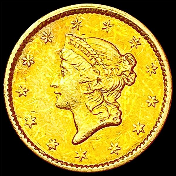 1851 Rare Gold Dollar CLOSELY UNCIRCULATED