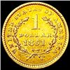Image 2 : 1851 Rare Gold Dollar CLOSELY UNCIRCULATED