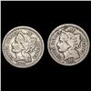 Image 1 : [2] 1873&1875 Nickel Three Cent HIGH GRADE