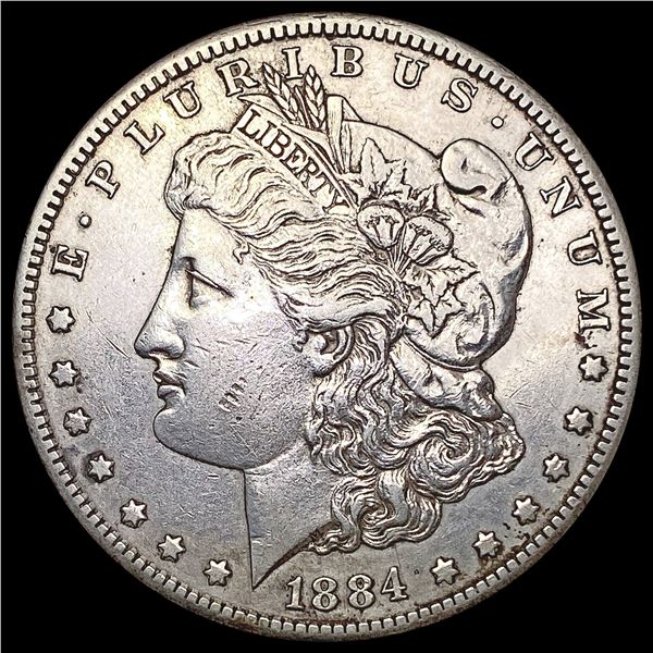 1884-S Morgan Silver Dollar CLOSELY UNCIRCULATED