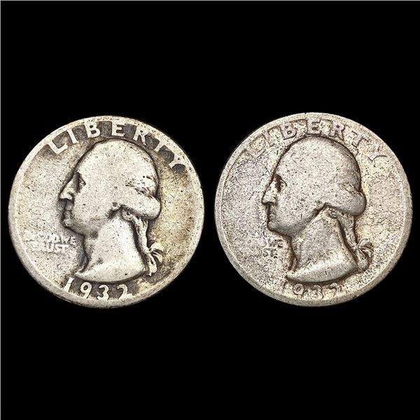 [2] 1932-S Washington Silver Quarter NICELY CIRCULATED