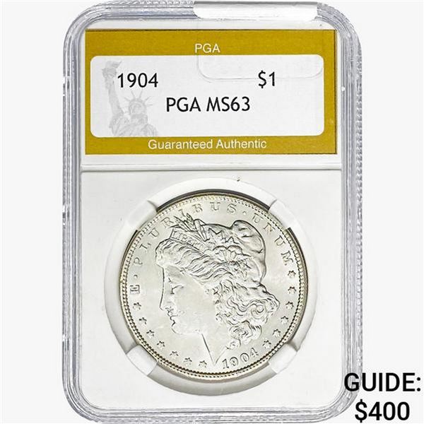 1904 Morgan Silver Dollar PGA MS63