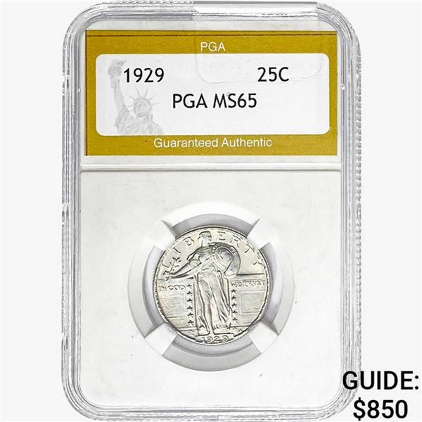 1929 Standing Liberty Quarter PGA MS65