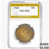 Image 1 : 1826 Capped Bust Half Dollar PGA MS62