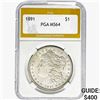 Image 1 : 1891 Morgan Silver Dollar PGA MS64