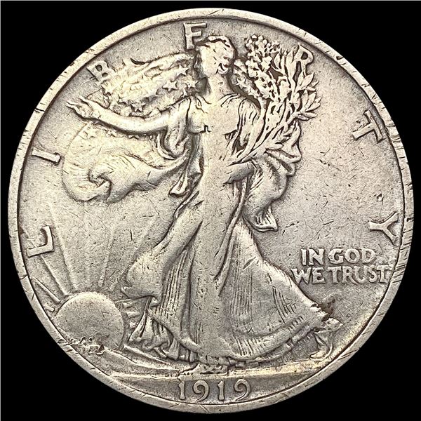 1919 Walking Liberty Half Dollar CLOSELY UNCIRCULATED