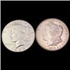 Image 1 : [2] 1878&1935 Silver Dollars CLOSELY UNCIRCULATED