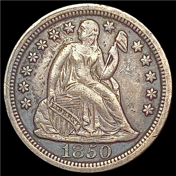 1850 Seated Liberty Dime CLOSELY UNCIRCULATED