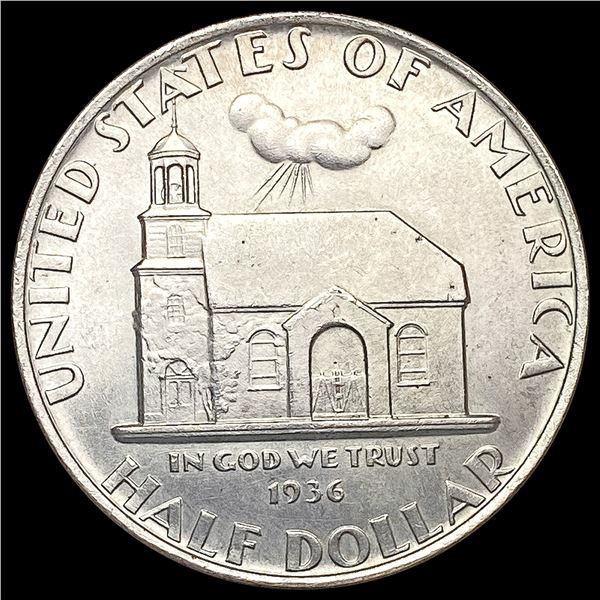 1936 Delaware Half Dollar CHOICE BU