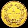 Image 2 : 1855 Ty2 Rare Gold Dollar CLOSELY UNCIRCULATED