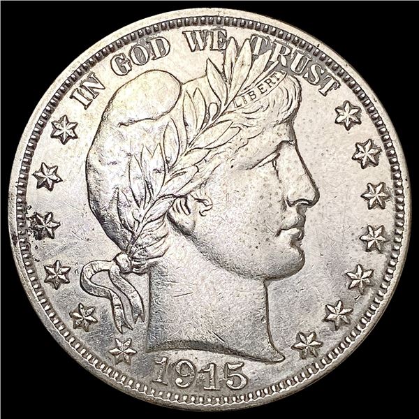 1915-S Barber Half Dollar CLOSELY UNCIRCULATED
