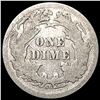 Image 2 : 1877-CC Seated Liberty Dime NICELY CIRCULATED