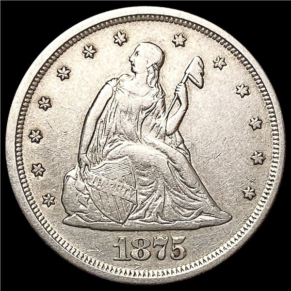 1875-S Twenty Cent Piece CLOSELY UNCIRCULATED