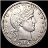 Image 1 : 1902 Barber Quarter CLOSELY UNCIRCULATED