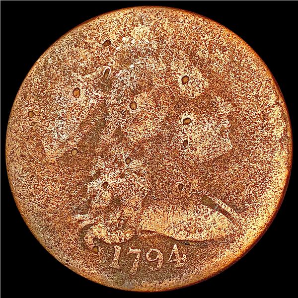 1794 Liberty Cap Large Cent NICELY CIRCULATED