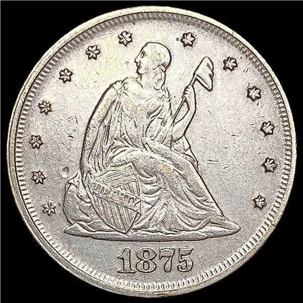 1875 Twenty Cent Piece CLOSELY UNCIRCULATED