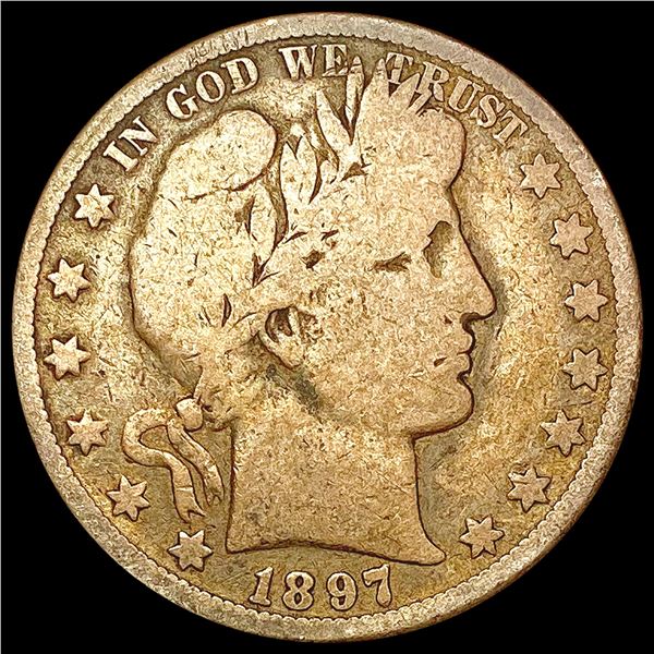 1897-O Barber Half Dollar NICELY CIRCULATED