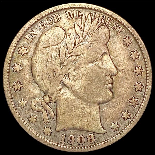 1908-O Barber Half Dollar NICELY CIRCULATED