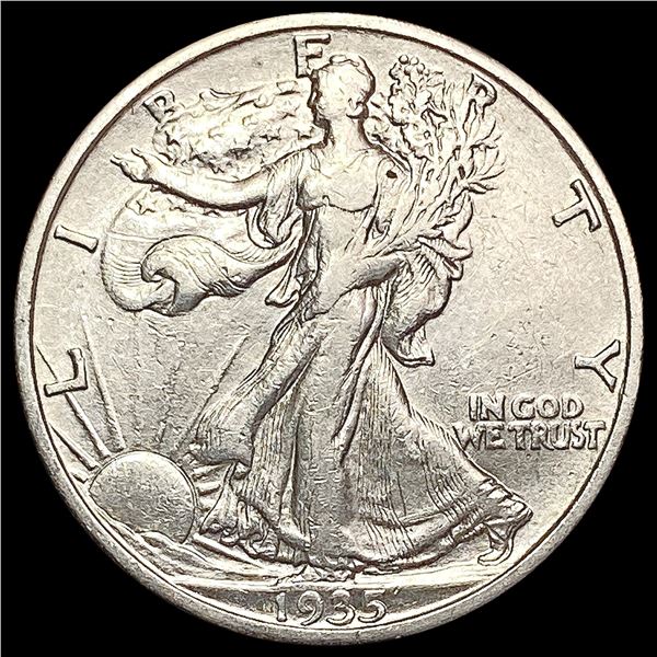 1935-S Walking Liberty Half Dollar CLOSELY UNCIRCULATED