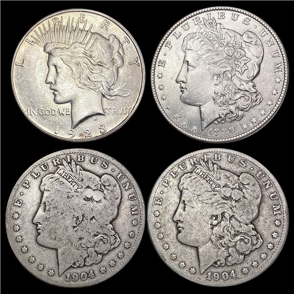 [4] 1889-1923-S U.S. Silver Dollars HIGH GRADE