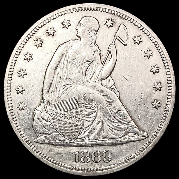 1869 Seated Liberty Dollar UNCIRCULATED