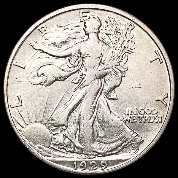 1929-D Walking Liberty Half Dollar CLOSELY UNCIRCULATED