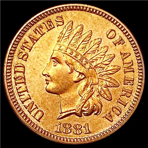 1881 Indian Head Cent CHOICE PROOF