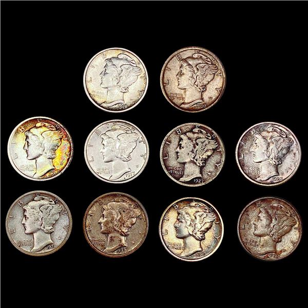 [10] 1917-1928 Mercury Dime HIGH GRADE