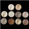 Image 2 : [10] 1917-1928 Mercury Dime HIGH GRADE