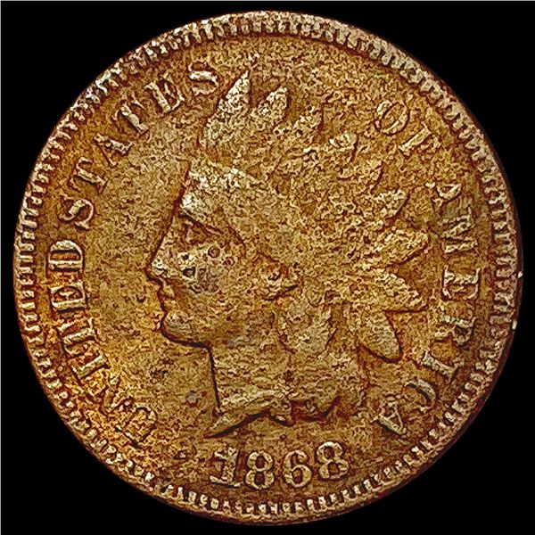 1868 Indian Head Cent LIGHTLY CIRCULATED