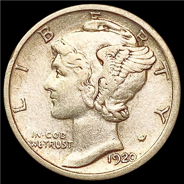 1920-D Mercury Dime CLOSELY UNCIRCULATED