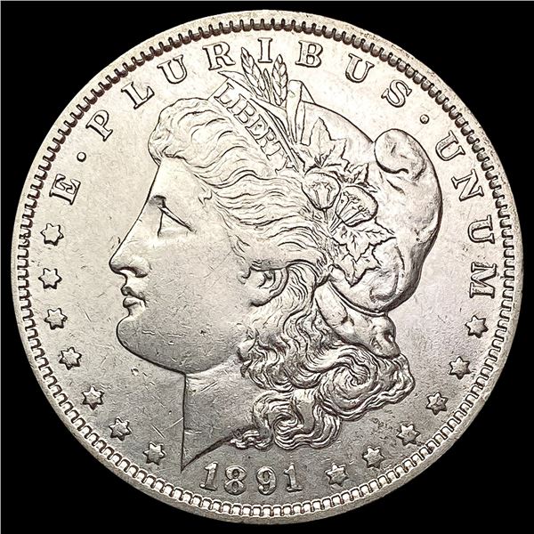 1891-O Morgan Silver Dollar CLOSELY UNCIRCULATED