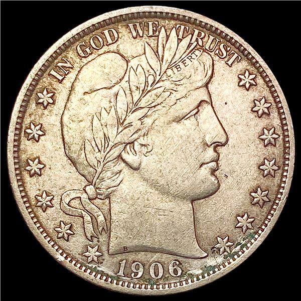 1906 Barber Half Dollar CLOSELY UNCIRCULATED