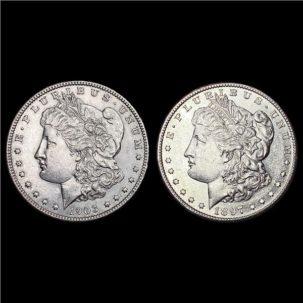 [2] 1897-1903 Morgan Silver Dollar UNCIRCULATED