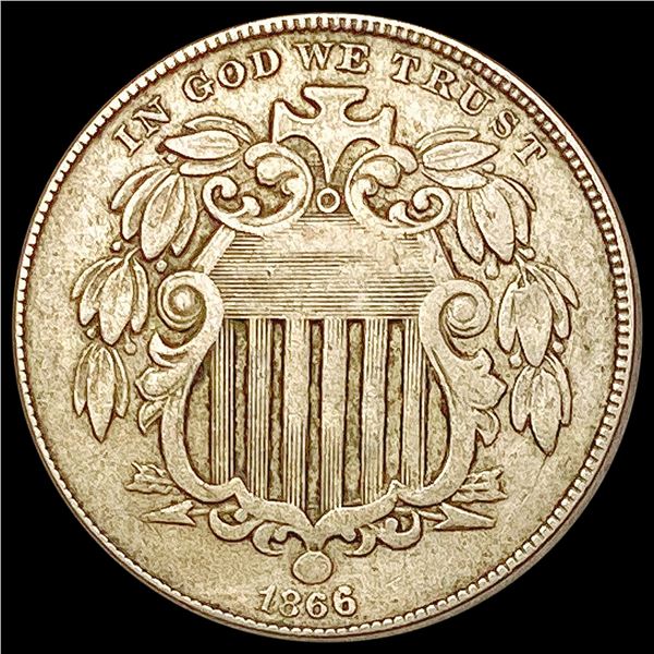 1866 Shield Nickel LIGHTLY CIRCULATED