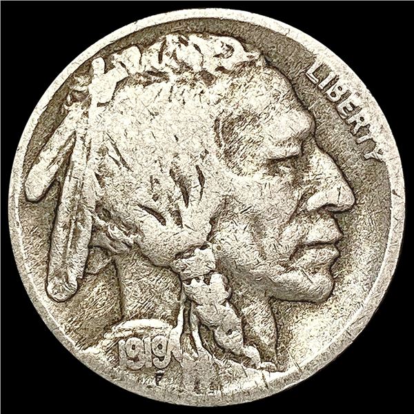 1919-S Buffalo Nickel LIGHTLY CIRCULATED
