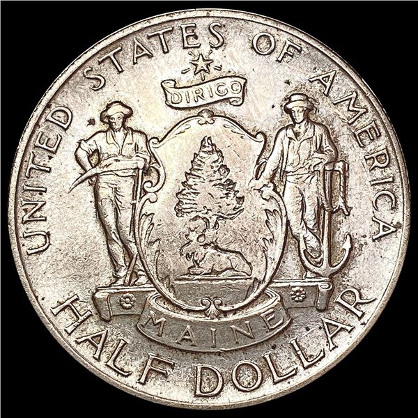 1920 Maine Half Dollar CLOSELY UNCIRCULATED