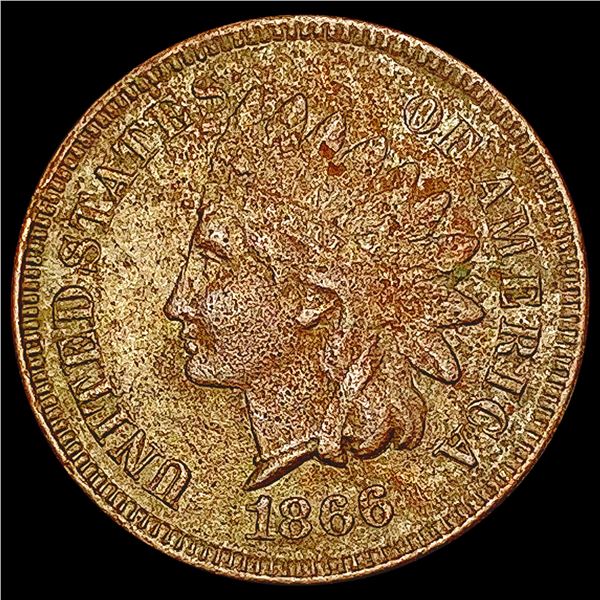 1866 Indian Head Cent LIGHTLY CIRCULATED