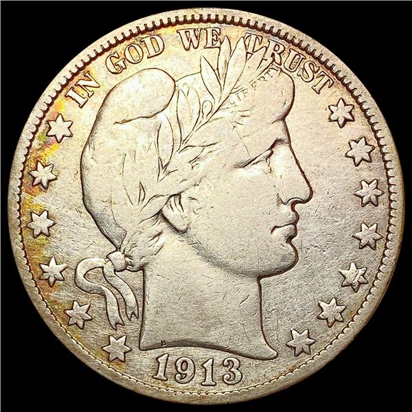 1913-D Barber Half Dollar NEARLY UNCIRCULATED