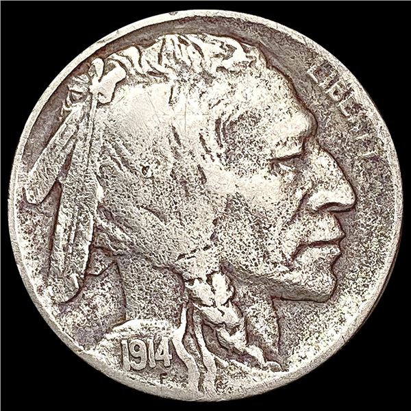 1914-D Buffalo Nickel NEARLY UNCIRCULATED
