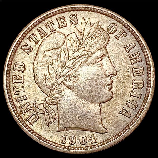 1904 Barber Dime UNCIRCULATED